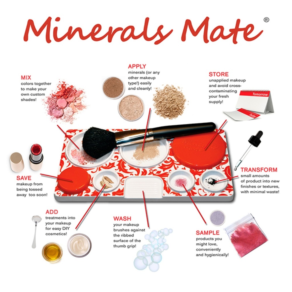Makeup/Minerals Application & Mixing Tray